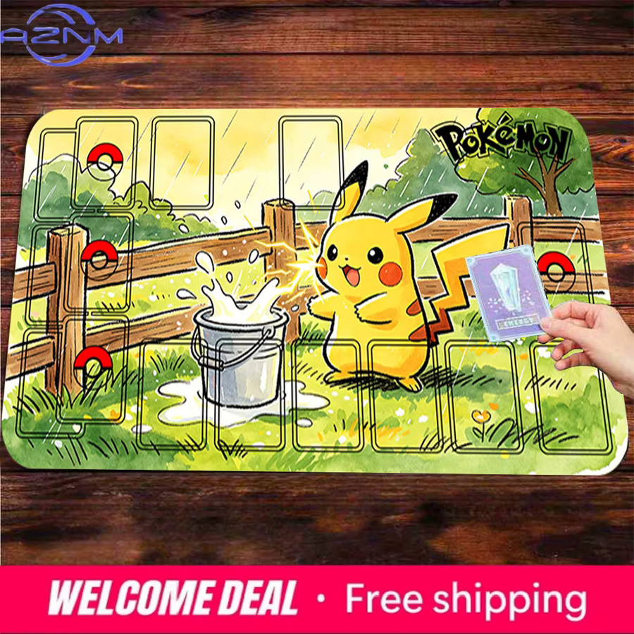 Potdemiel Anime Pokémon Schreibtischunterlage und Gaming-Mauspad in Multicolour - Bild 2
