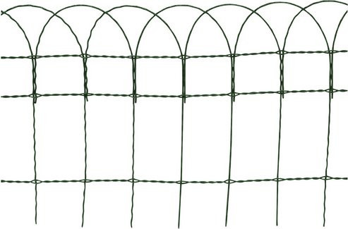 FLORAWORLD Geflechtzaun aus Stahl in Grün, H x L: 65 x 1000 cm - Bild 1
