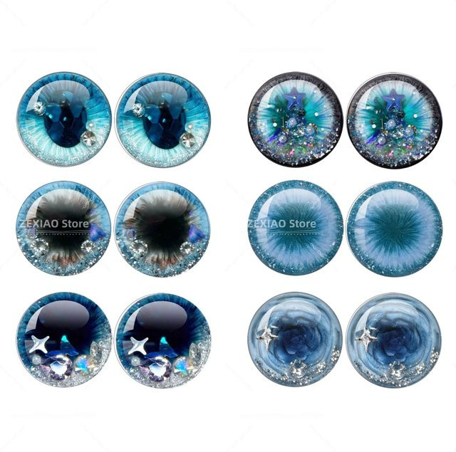 MSCHENGDORIS Drachen-Katzenauge Glas-Augen Cabochons, Zubehör - Bild 1