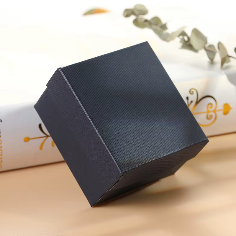 12 Stück schwarze Papierboxen als dekorative Verpackungs- und Präsentationsboxen für Uhren, Geschenke und Schmuck - Bild 3