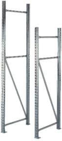 Bito Stützrahmen Flex Set F3 in Silber, verzinkter Stahl, H: 350 cm, T: 110 cm, inklusive 2 Fußplatten - Bild 1