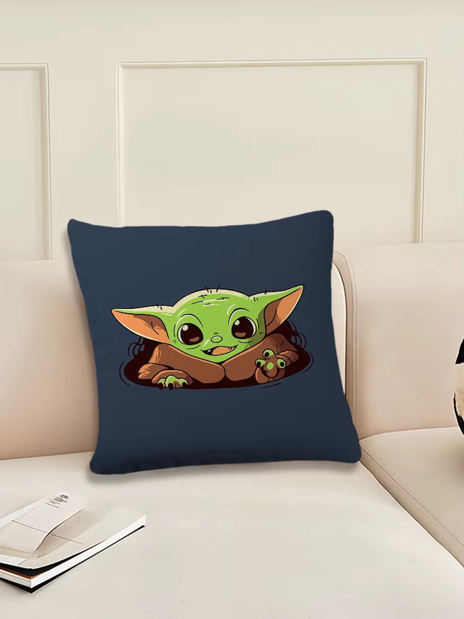 Star Wars Grogu Baby Yoda Kissenbezug mit Kawaii-Print für Sofa und Dekoration - Bild 6