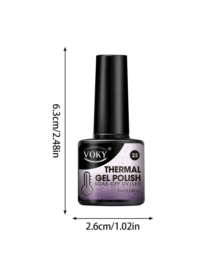 VOKY Gel-Nagellack-Set, 4-teilig, farbwechselnd, glänzend, 7 ml - Bild 2