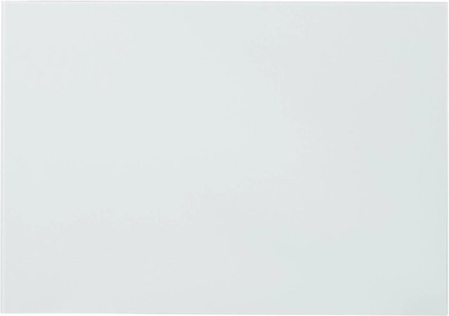 Relaxdays Magnetboard aus Sicherheitsglas in Weiß, B: 80 cm, H: 50 cm - Bild 1