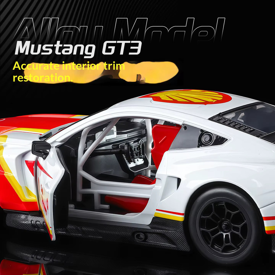 Maisto Ford Mustang GT3 Automodell, 1:24, Metall - Bild 2