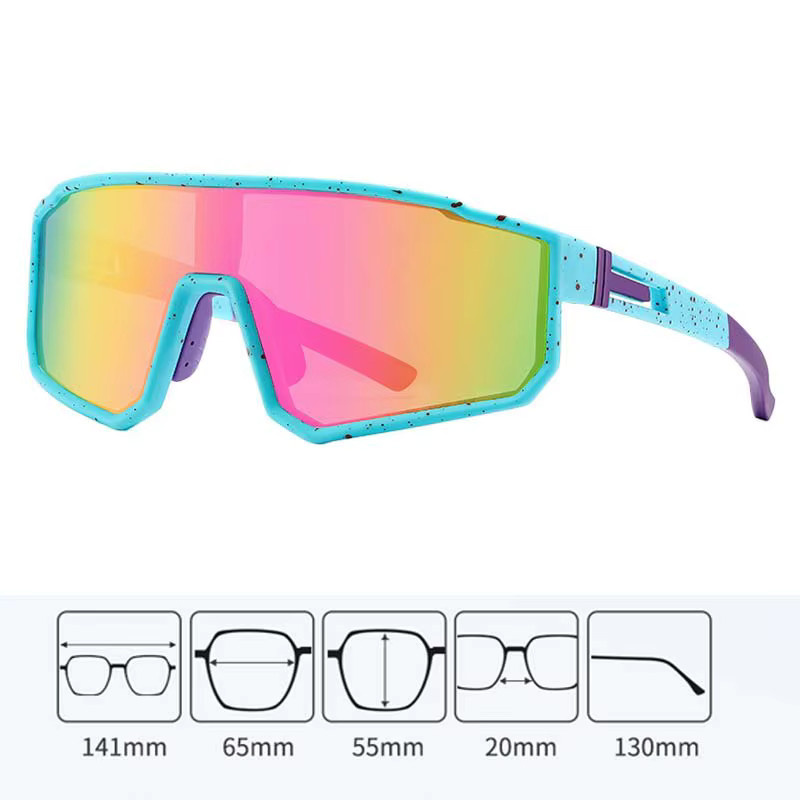SNQP Sportsonnenbrille, TR90, Vollrand, Unisex, polarisiert - Bild 3