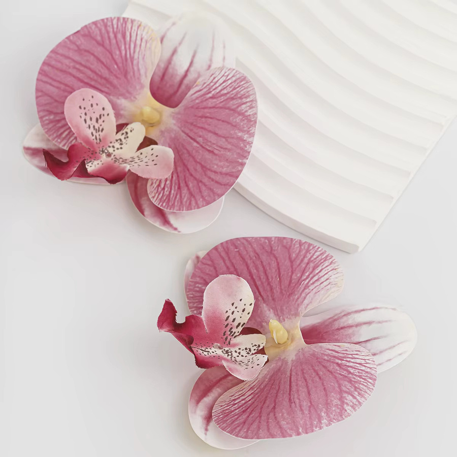 IngeSight.Z Ohrringe, Schmetterlings-Orchideen-Anhänger, rosa, Damen - Bild 4
