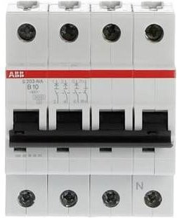 ABB S203-B10NA Leitungsschutzschalter 10A 400V 2CDS253103R0105 - Bild 1