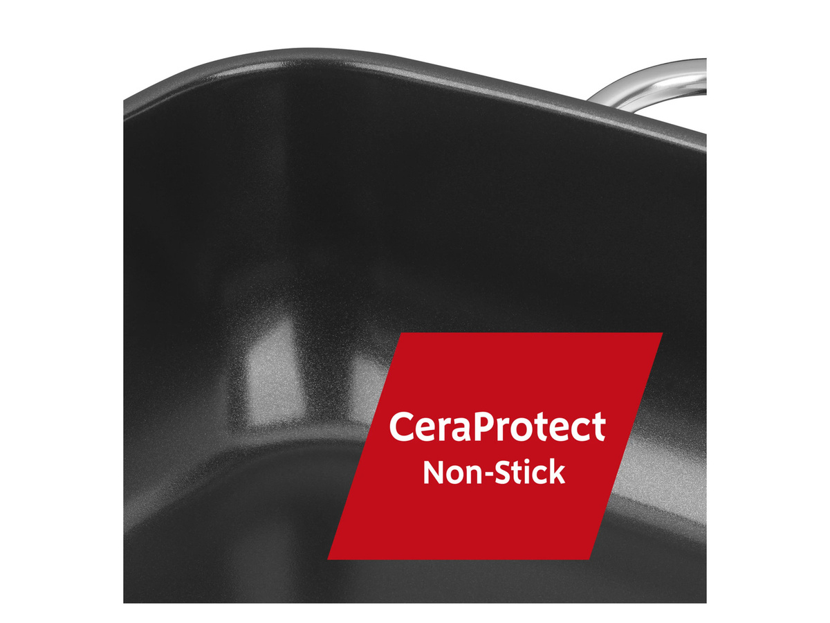 SILIT Schmorkasserolle Studio und Schmortopf CERA PROTECT in Silber - Bild 2