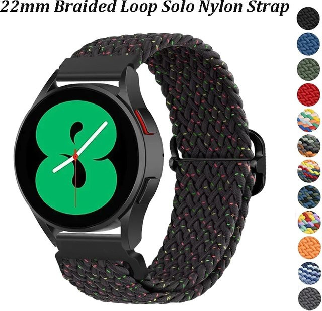 Fossil Uhrenarmband, geflochtenes Solo-Nylon, 22 mm, Unisex - Bild 1