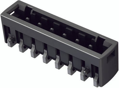 HARTING Grundleiste 1 Reihe in Schwarz aus Messing - Bild 1