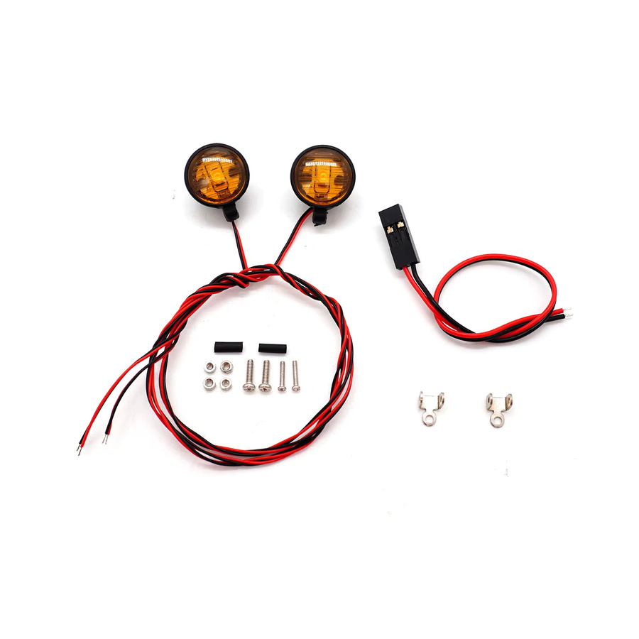 YSIDO LED-Lichtscheinwerfer mit Halterung, Weiß-Gelb, Zubehör - Bild 2