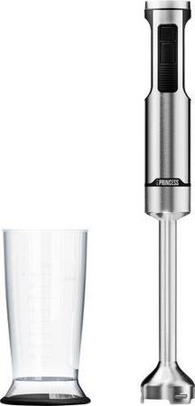 Princess 221233 Stabmixer mit 1500W Leistung und stufenloser Geschwindigkeitseinstellung in Silber