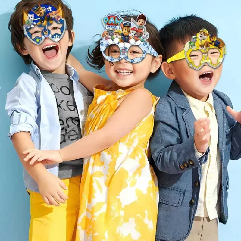 Paw Patrol Themen-Masken-Set, Partydekoration, 8-teiliges Set - Bild 2