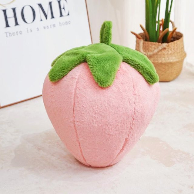 Yiran toy Erdbeer Plüschtier, Erdbeer Kissen, 23cm - Bild 1