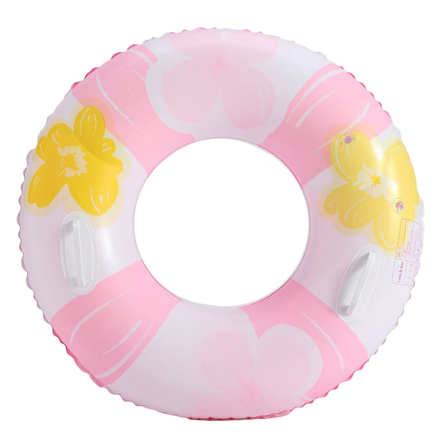 CatXaa Blumen-Schwimmring, aufblasbarer Achsel-Schwimmreifen, Blau - Bild 2