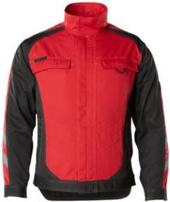 Mascot Fulda Arbeitsjacke in Rot/Schwarz, Größe XL - Bild 1