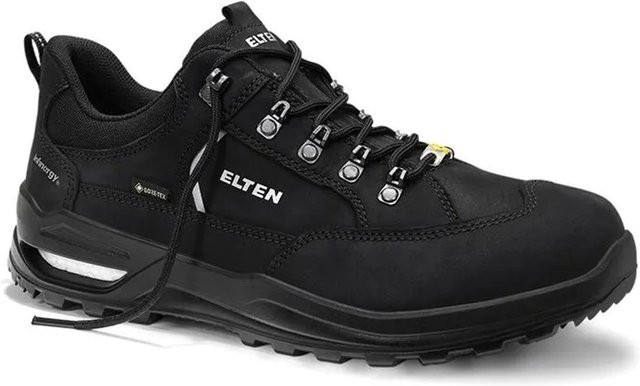 Elten Berufshalbschuh Ronan XXF GTX in Schwarz aus Nubukleder, Größe 41, Low ESD O2 WR - Bild 1