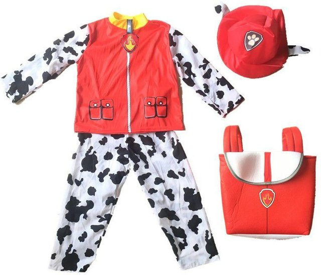 FluxAtelier Paw Patrol Marshall Skye Chase Cosplay Kostüm, Rot - Bild 1