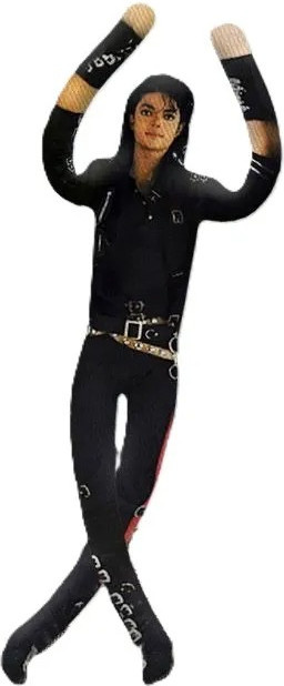 Bandai MJ Michael Jackson Cosplay Plüschpuppe, mit beweglichen Gelenken - Bild 1