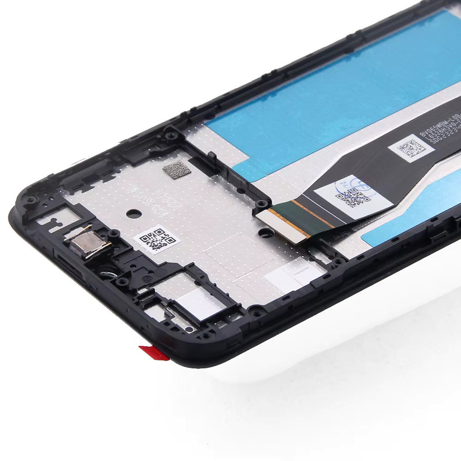 Motorola Moto E13 LCD Display Touchscreen Digitizer Montage mit Rahmen in Schwarz, 6,5 Zoll Ersatzteil - Bild 4
