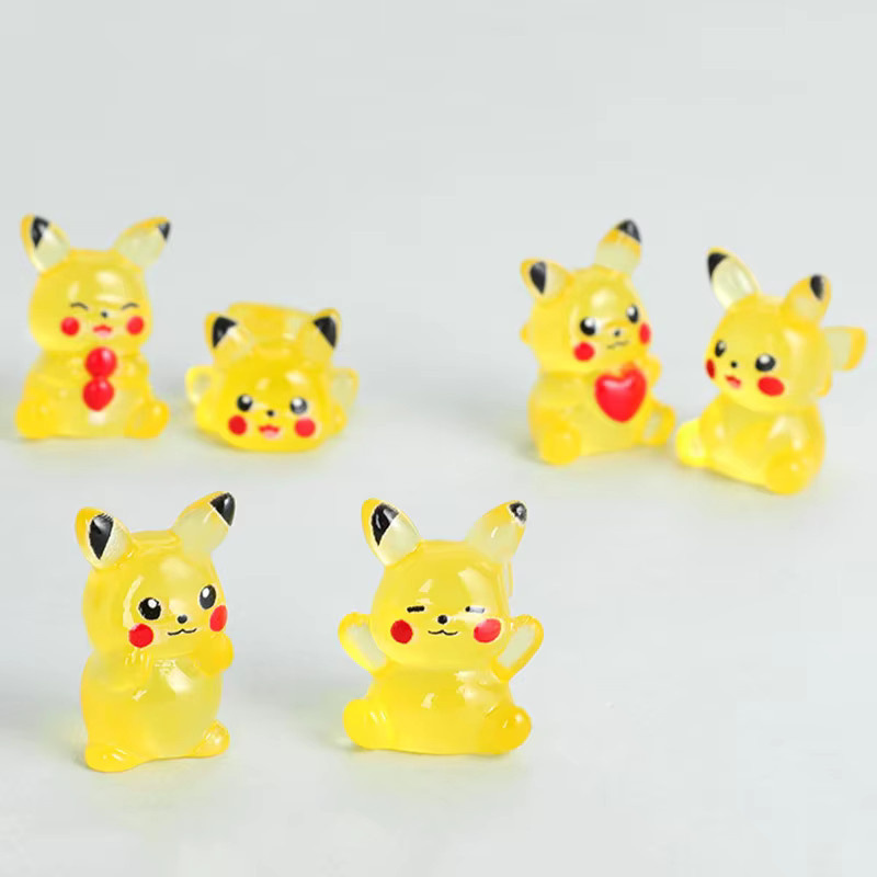 Bandai Pokémon Pikachu Statue, 6-teiliges Set, Anime-Figuren - Bild 2