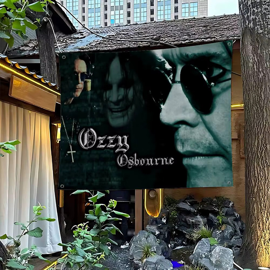 Ozzy Osbourne Werbefahne als Party Banner für Werbung und Veranstaltungen - Bild 3
