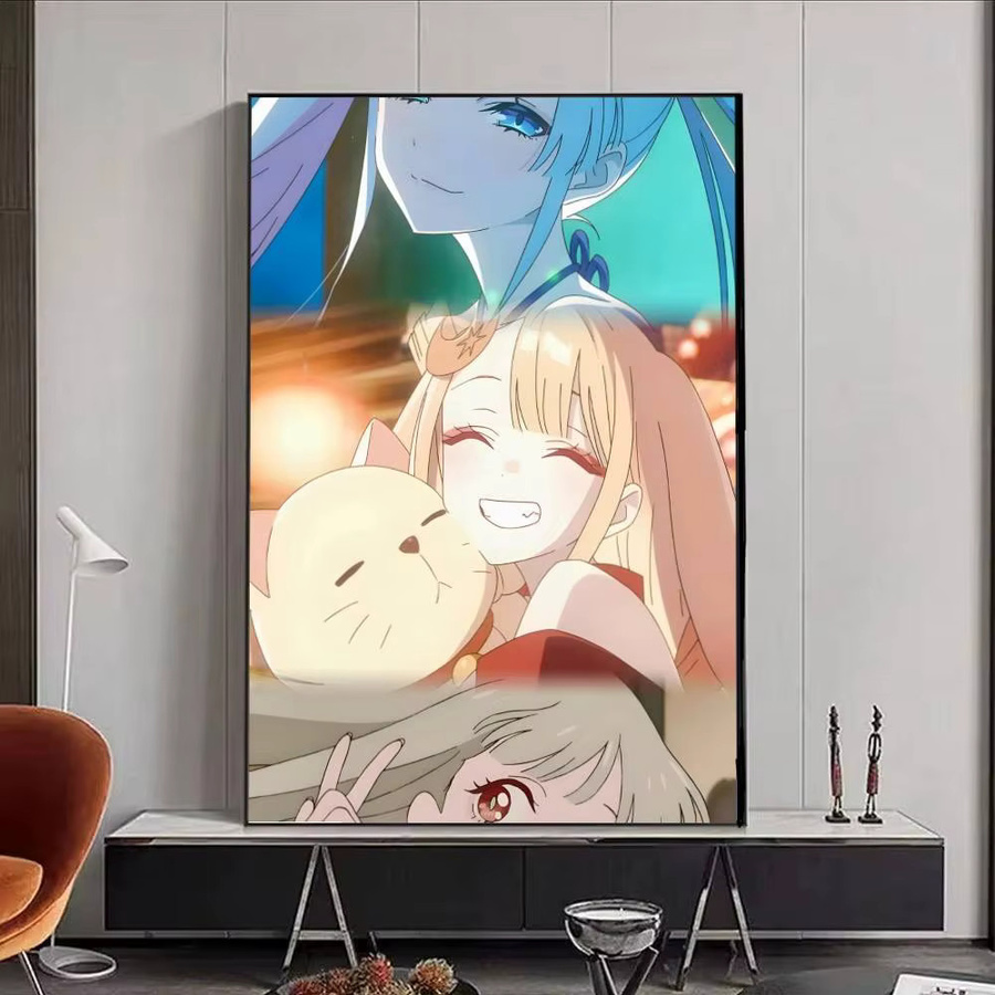 Selbstklebendes Anime Manga Poster Cosmic Princess Kaguya Kunstpapier in Mehrfarbig - Bild 5