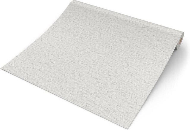 Erismann Vliestapete Forest Dreams Stoneweave in Weiß und Beige, B: 53 cm, L: 1005 cm - Bild 1