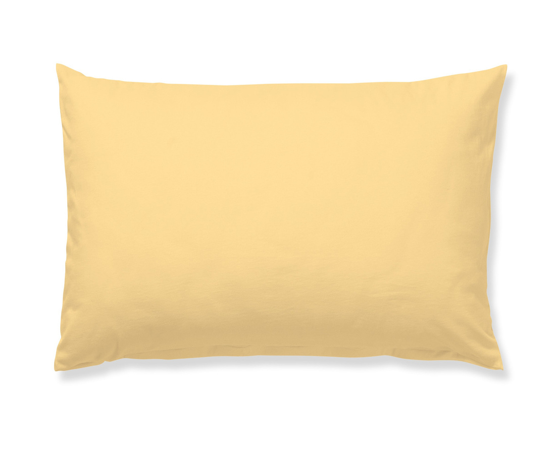 2er Pack Janine Jersey Kissenbezüge aus 100% Baumwolle, Farbe: Vanille/Beige, B/H: 40 x 60 cm - Bild 1