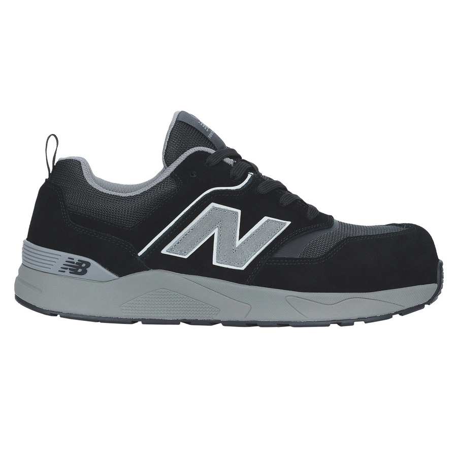 New Balance Sicherheitsschuhe Elite Lite S1 PL S1P aus Leder in Schwarz-Grau Gr. 43 - Bild 2