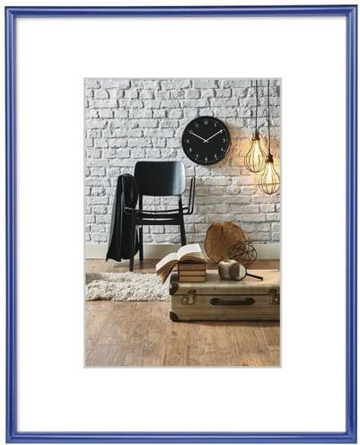 Hama Bilderwechselrahmen Blau DIN A4 B/H/T: 22,0 x 30,5 x 1,5 cm - Bild 1
