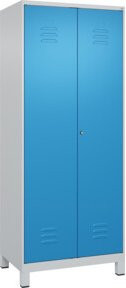 C+P PSA Doppel-Spind Classic PLUS mit 2 Abteilen, Lichtgrau, B/T/H: 80 x 50 x 195 cm - Bild 1