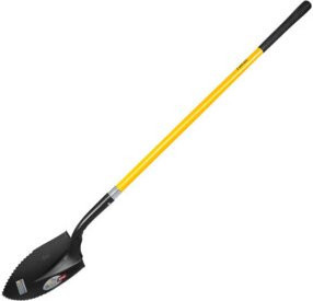 Ideal Spatenschaufel schwarz mit Fiberglas-Stiel - Bild 1