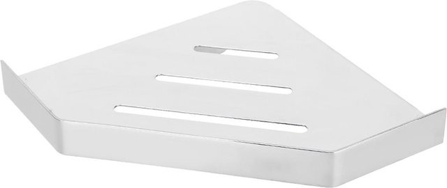 KaiSai Wandmontiertes Dusch-Eckregal aus Metall in Silber für dein Badezimmer - Bild 1
