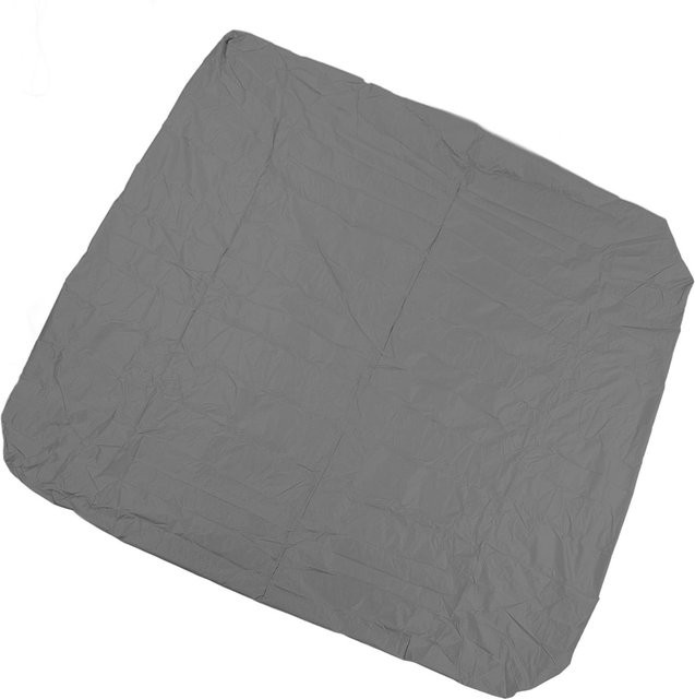 KaiSai SPA Abdeckung Quadratisch aus Silberbeschichtetem Polyester-Taft in Grau, Wetterbeständig und Wasserdicht, B/T/H: 207 x 207 x 30 cm - Bild 1