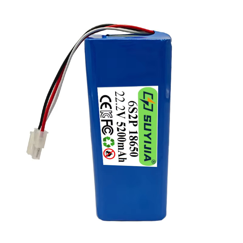 SUYIJIA 6S2P Li-Ionen-Akku 22,2 V 5200 mAh in Blau mit BMS-Schutz für RC-Drohnen und Roboter - Bild 2