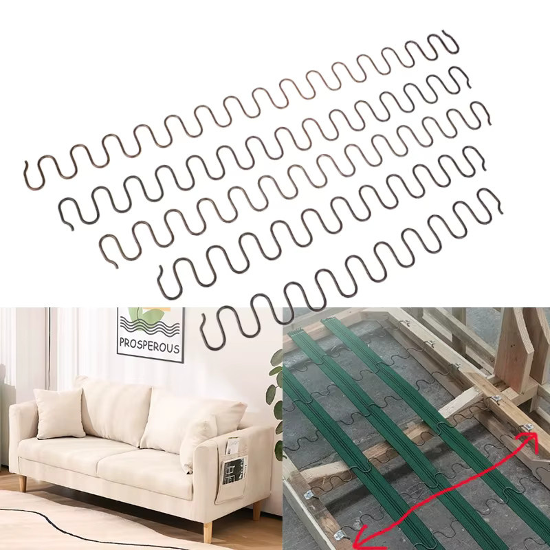 Ersatz Federn für Sofa und Stuhl mit Clips, verschiedene Längen von 45 cm bis 70 cm - Bild 2