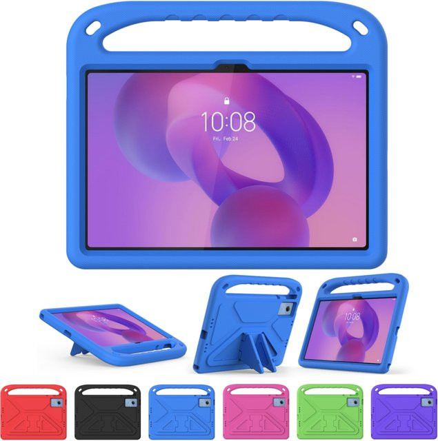 Stoßfeste Kinder Schutzhülle aus EVA-Schaum mit Griff für Lenovo Tab IdeaPad 11 Xiaoxin Pad 11 2025, Blau - Bild 1