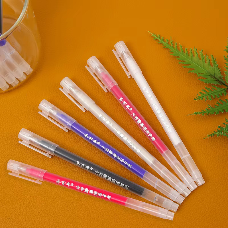 Magische Marker-Gelstifte für Stoff zum Basteln und Nähen, 5 Farben, hitzebeständig und verschwindend, Multicolor und Beige - Bild 2