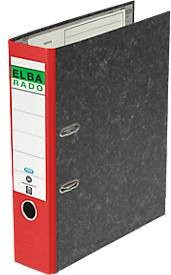 ELBA Ordner rado DIN A4 rot, 20 Stück, Rückenbreite: 80 mm - Bild 1