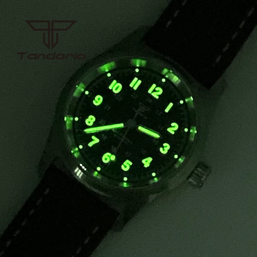 Tandorio Armbanduhr Automatik, 36 mm, Edelstahl, Saphirglas, Unisex - Bild 3