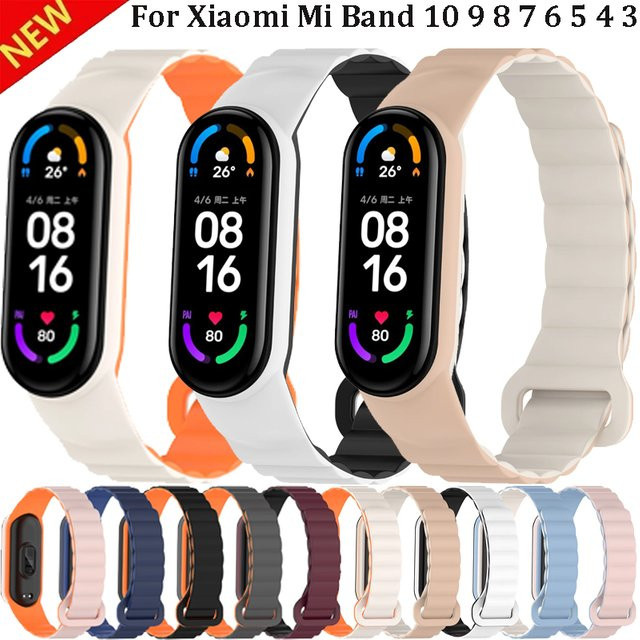 Uhrenarmband Silikon, Magnetische Schleife, Bunt, Unisex - Bild 1