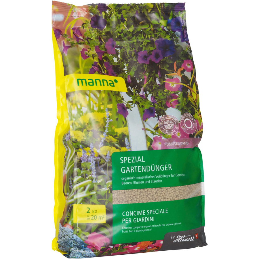 Manna Spezial Gartendünger mit NPK 8-2-10, 2 kg - Bild 2