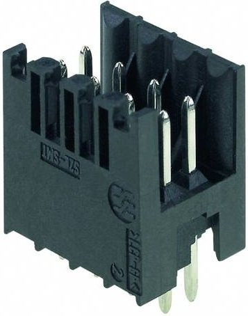 Weidmüller Stiftgehäuse-Platine B2L/S2L in Schwarz mit 8 Polen und 3,50 mm Rastermaß - Bild 1