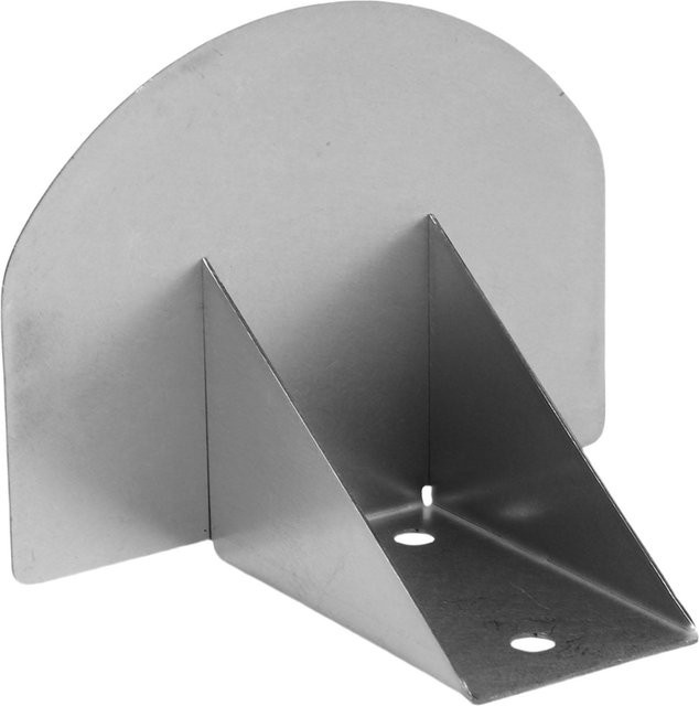 aimo Schneefanggitter aus Edelstahl in Silber für Metalldächer, B/H: 10,16 x 6,35 cm - Bild 1