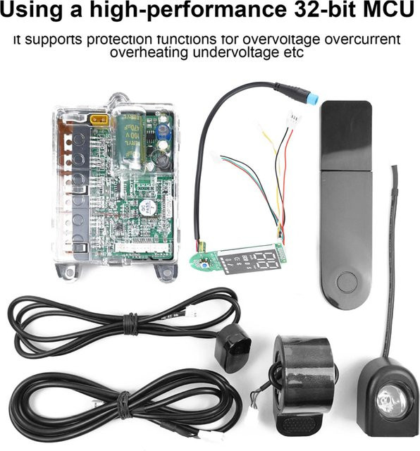 Shoemst Elektroroller Controller Panel Leiterplatte mit 32-Bit MCU in Schwarz und Multicolour - Bild 1