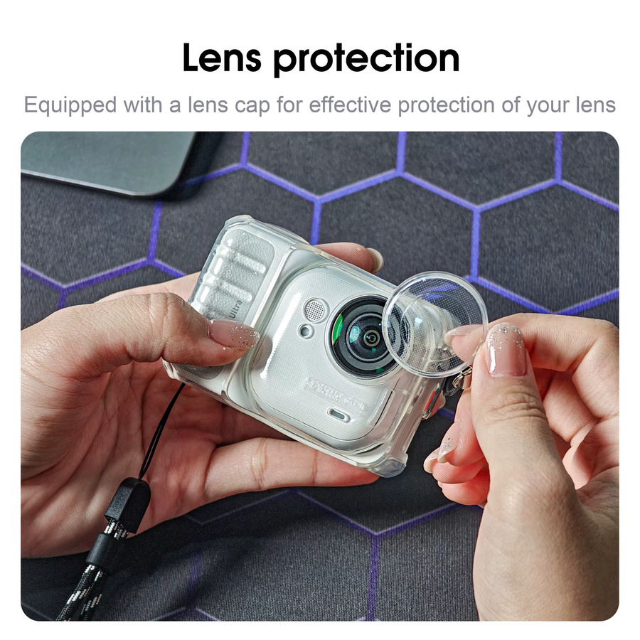 Stoßfeste und transparente Schutzhülle für Insta360 Go Ultra Zubehör - Bild 4