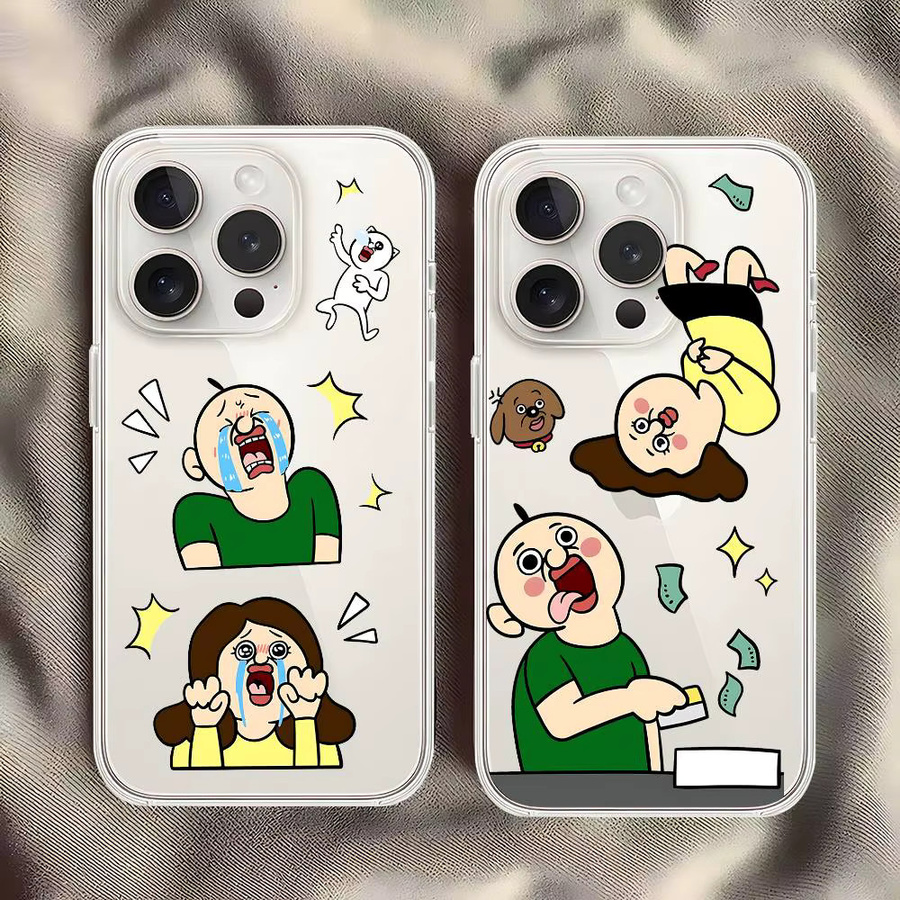 Bang Bang Tang Tang Handyhülle für iPhone 11 bis 17 Pro Max und Plus, transparente weiche Schutzhülle - Bild 2