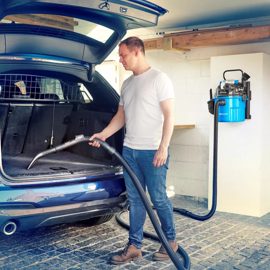 Vacmaster 18 Nass- und Trockensauger in Blau mit Fernbedienung, Beutelset und Gebläsefunktion - Bild 3